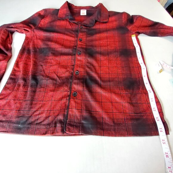 Cat & Jack Red Plaid Sleepwear Pants Size L 10/12 Recycled Polyester Youth - Picture 4 of 16